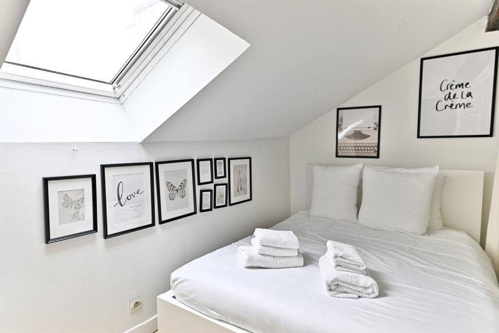 Appartement Paisible Et Central Rivoli Parigi Esterno foto