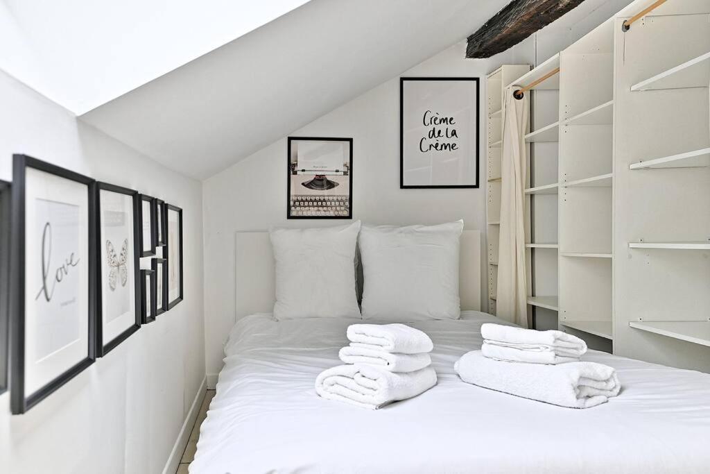 Appartement Paisible Et Central Rivoli Parigi Esterno foto